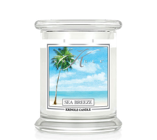 Kringle Jar Medium Sea Breeze von Kringle Candle kaufen | Duft: Frisch, fruchtig, Kokos, Amber | Brenndauer: 75 Stunden
