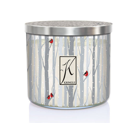 14.5oz Soy Jar Snowbird von Kringle Candle kaufen | Duft: Frisch, Fruchtig, Zitrus, Orange, Balsam | Brenndauer: 45 Stunden