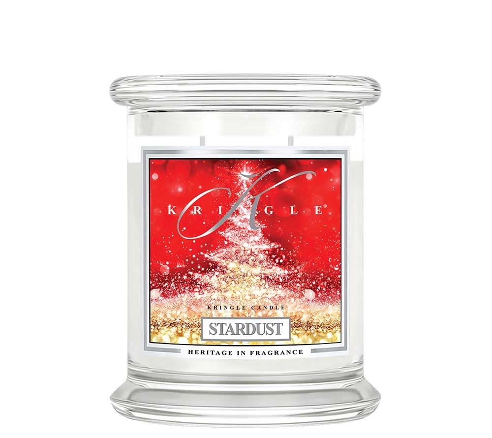 Kringle Jar Medium Stardust von Kringle Candle kaufen | Duft: Festlich, leicht, goldschimmernd, tief, edel | Brenndauer: 75 Stunden