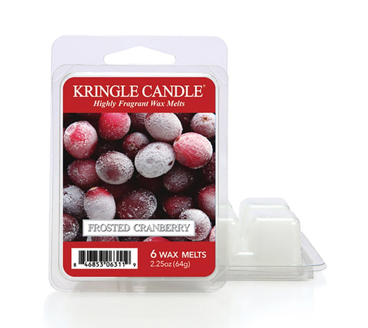 Kringle Wax Melts 6 pcs Frosted Cranberry von Kringle Candle kaufen | Duft: Fruchtig, süß, warm, herbstlich, ausgewogen | Mehrmals schmelzbar