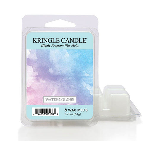 Kringle Wax Melts 6 pcs Watercolors von Kringle Candle kaufen | Duft: fruchtig, blumig, holzig, vielschichtig | Mehrmals schmelzbar
