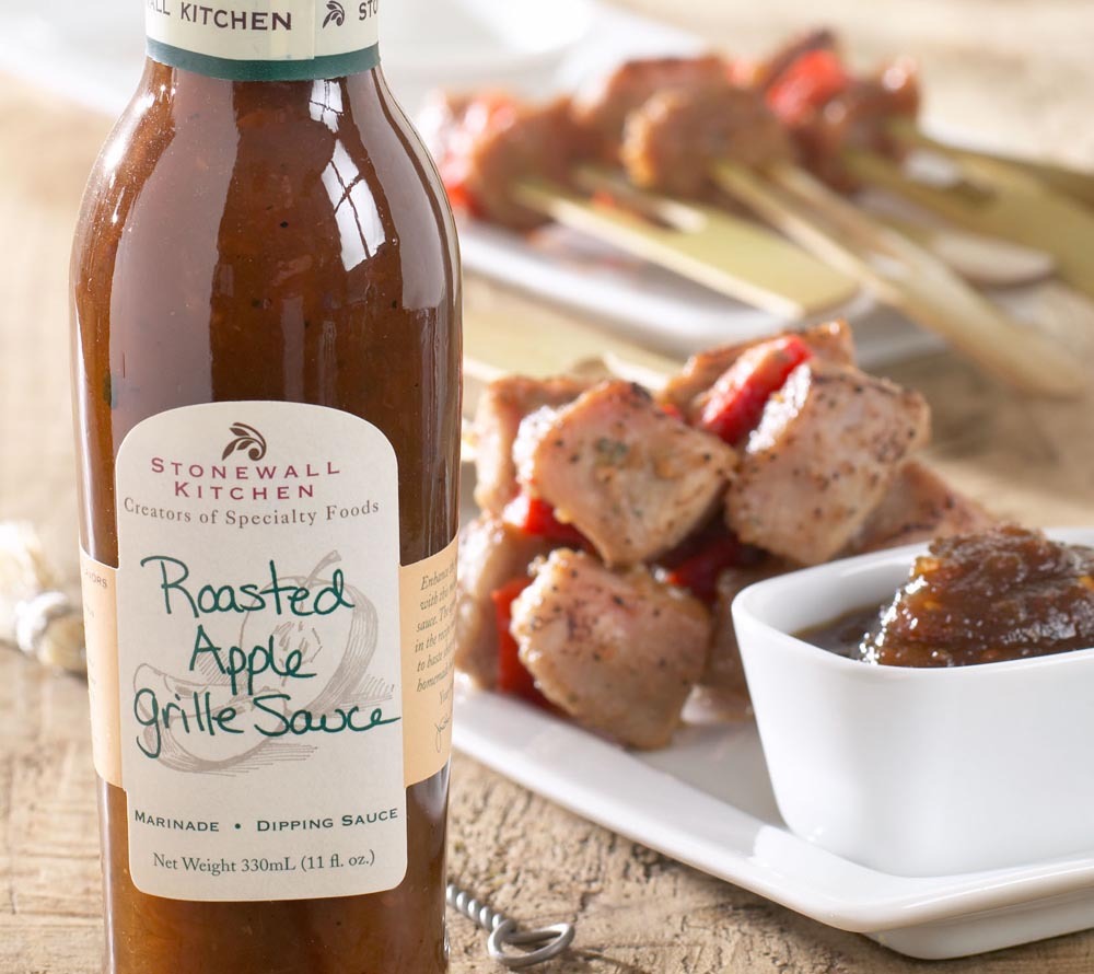 Roasted Apple Grille Sauce von Stonewall Kitchen kaufen | Süße Note | Ideal als Glasur für Braten und Sparerips