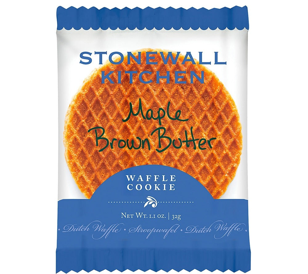 Maple Brown Butter Waffle Cookie von Stonewall Kitchen kaufen | Süße Ahornnote trifft auf buttriges Karamellaroma | Ideal für zwischendurch