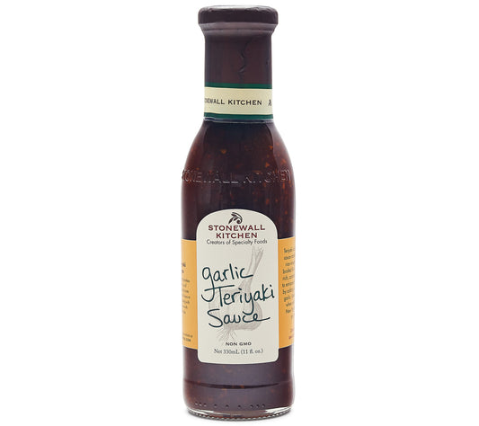 Garlic Teriyaki Sauce von Stonewall Kitchen kaufen | Angenehme Würze, Süße Note | Ideal für Geflügel, Fisch, Rind und Gemüse