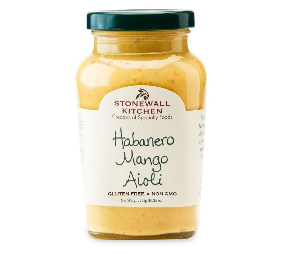 Habanero Mango Aioli von Stonewall Kitchen kaufen | süßlich-scharf | Perfekt für Pommes, Nachos oder Gemüse