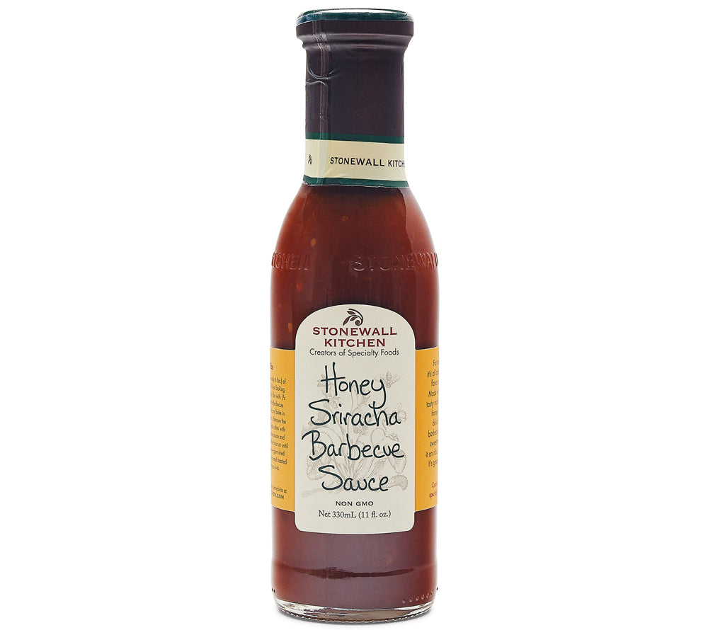 Honey Sriracha Barbecue Sauce von Stonewall Kitchen kaufen | Süß, scharf und rauchig | Ideal für Rippchen, Geflügel und Kebabs