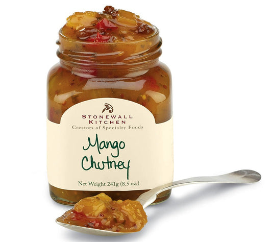 Mango Chutney von Stonewall Kitchen kaufen | Köstliche Mischung aus süßer Mango und würzigen Gewürzen | Ideal für Sandwiches oder Gegrilltes