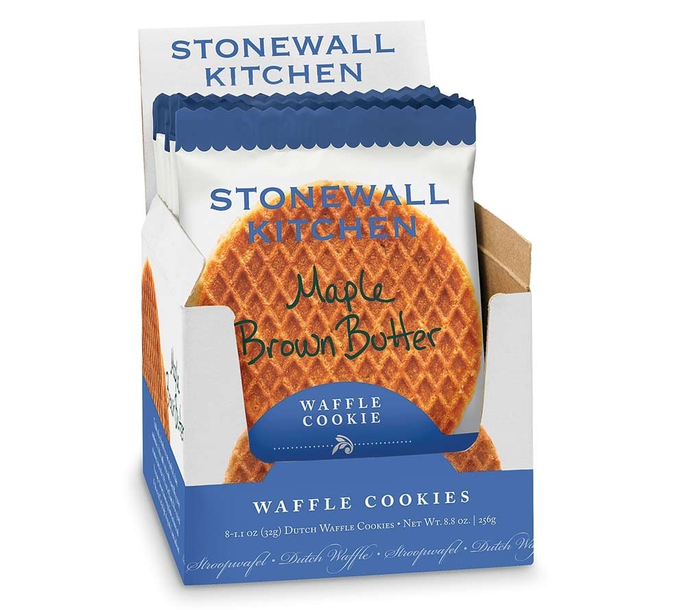 Maple Brown Butter Waffle Cookie von Stonewall Kitchen kaufen | Süße Ahornnote trifft auf buttriges Karamellaroma | Ideal für zwischendurch