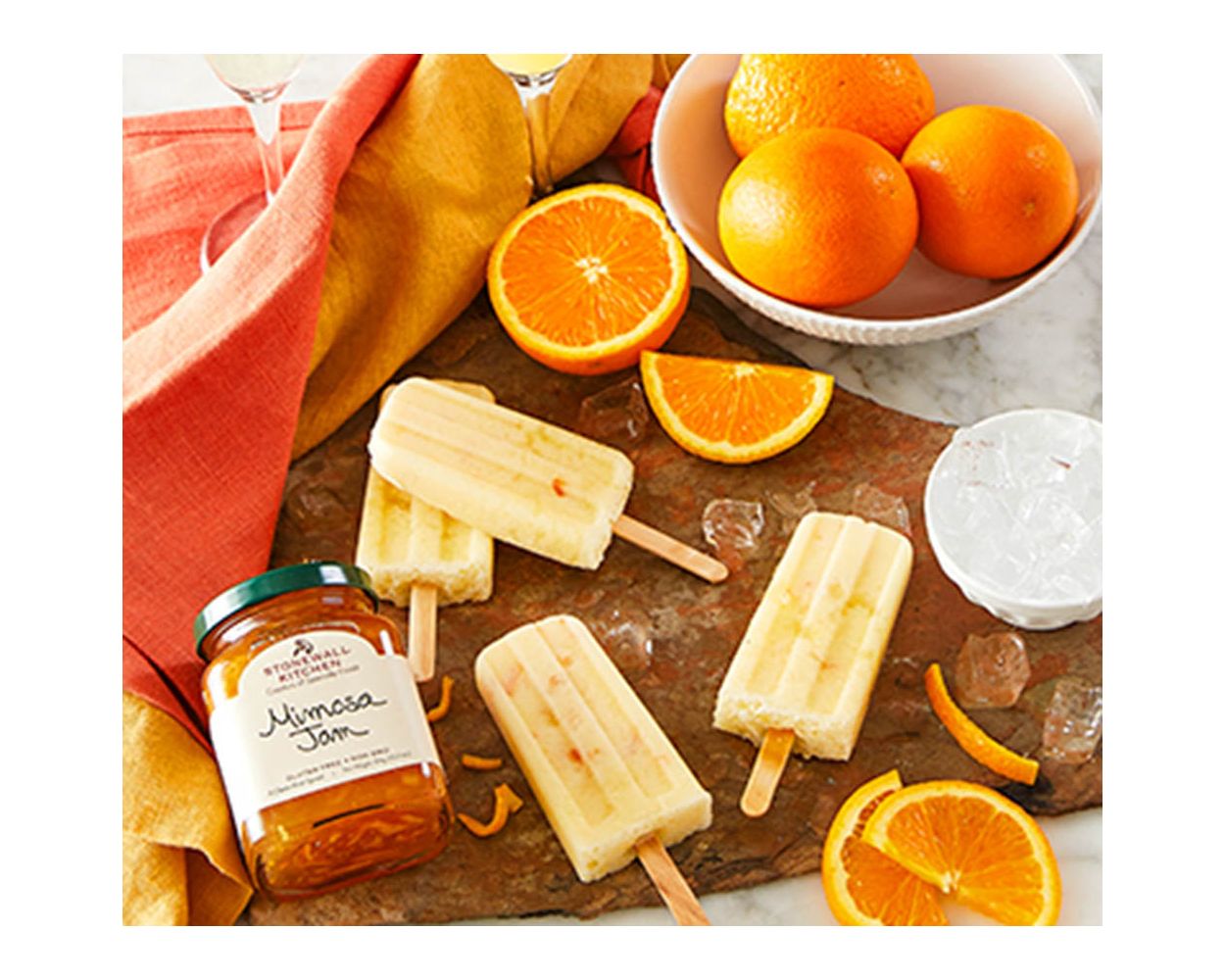 Mimosa Jam von Stonewall Kitchen kaufen | Spritzig-süß, frische Note | Ideal für Gebäck, Desserts und herzhafte Gerichte
