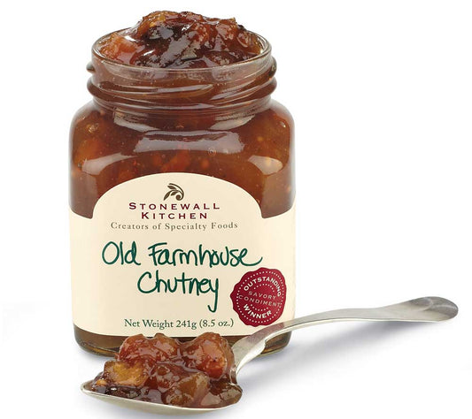 Old Farmhouse Chutney von Stonewall Kitchen kaufen | Balance zwischen süß, sauer und würzig | Ideal für Fleisch, Fisch oder Reisgerichte