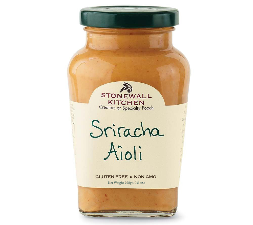 Sriracha Aioli von Stonewall Kitchen kaufen | Cremig-scharf mit Paprika und Habaneroöl | Ideal für Burger, Sandwiches oder als Dip