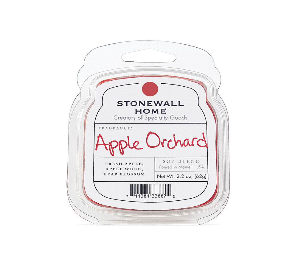 Stonewall Wax Melt Apple Orchard von Stonewall Kitchen kaufen | Duft: Apfelbäume, Birnenblüten, Apfelholz | Mehrmals schmelzbar
