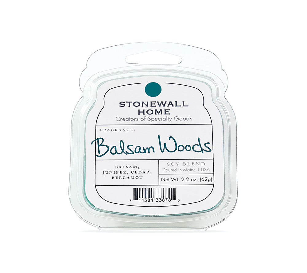 Stonewall Wax Melt Balsam Woods von Stonewall Kitchen kaufen | Duft: Kiefer, Balsam, Wacholder, Zeder, Bergamotte | Mehrmals schmelzbar