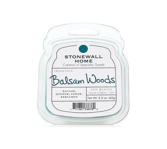 Stonewall Wax Melt Balsam Woods von Stonewall Kitchen kaufen | Duft: Kiefer, Balsam, Wacholder, Zeder, Bergamotte | Mehrmals schmelzbar