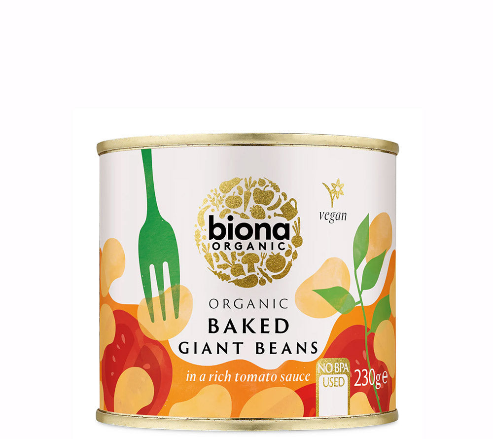 Baked Giant Beans in Tomato Sauce Biona Organic
