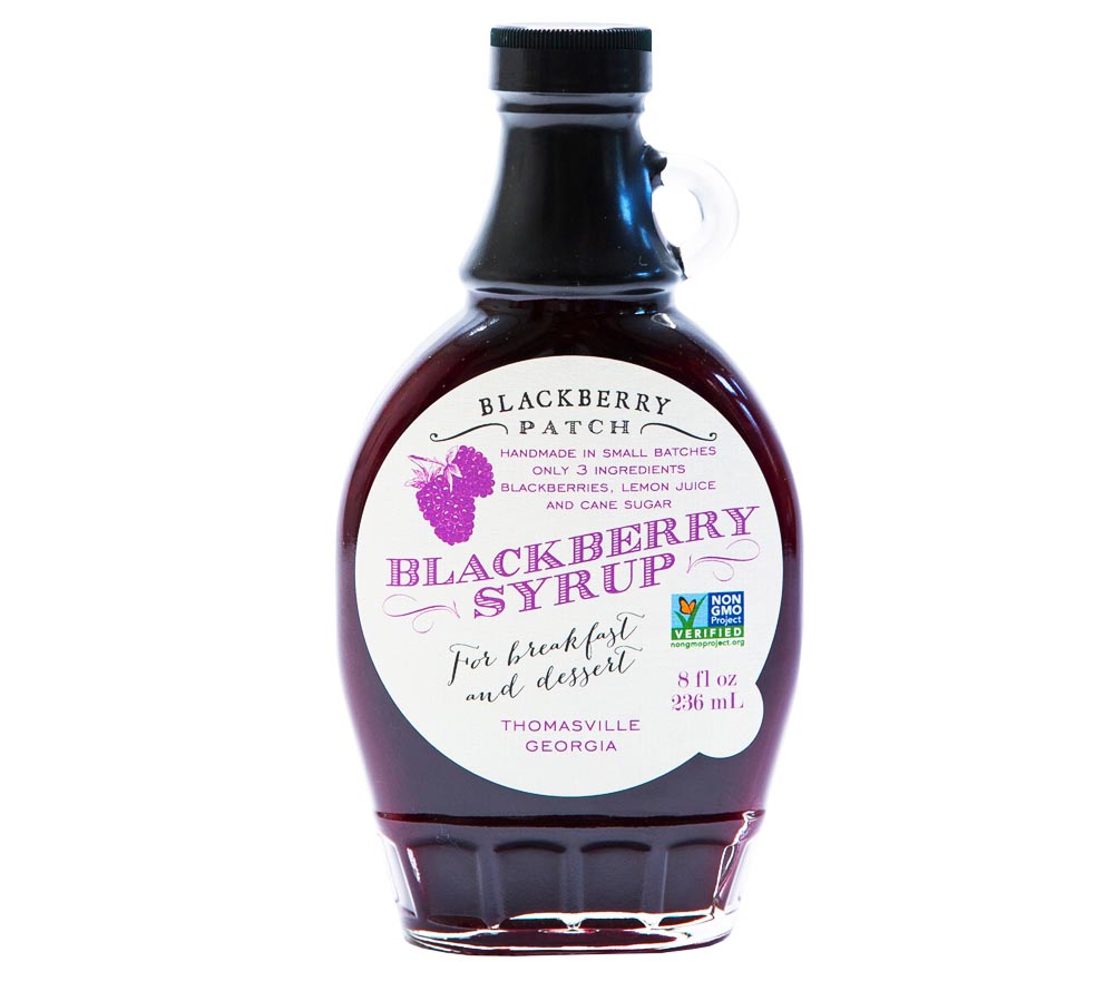 Blackberry Syrup von Blackberry Patch kaufen | Fruchtig, süß, Intensiv | Ideal zu Süßspeisen und Desserts