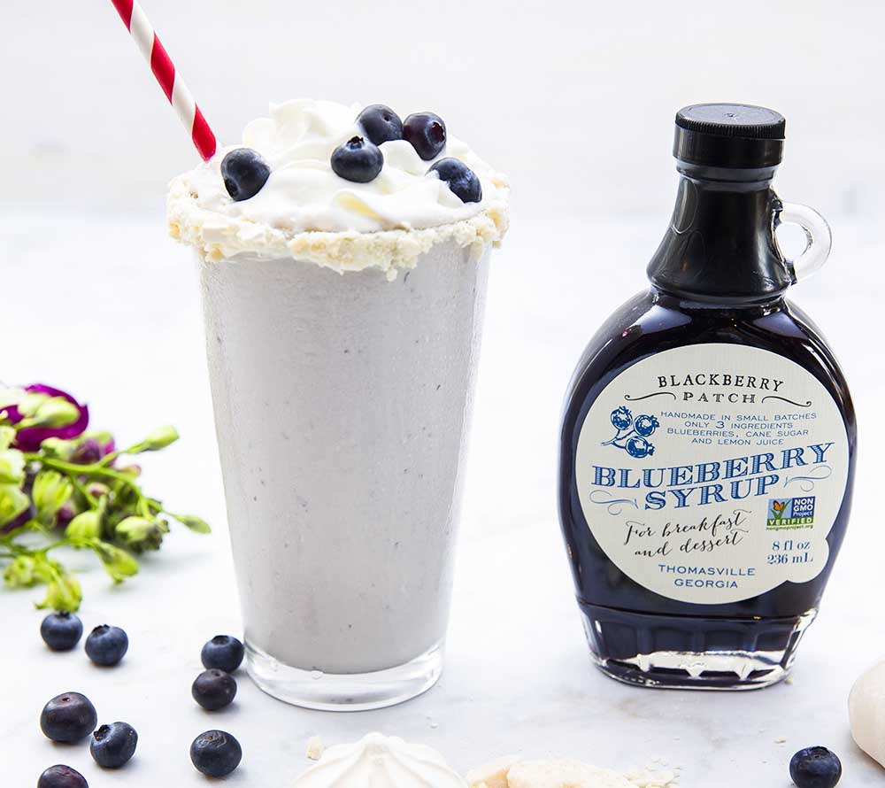 Blueberry Syrup von Blackberry Patch kaufen | Fruchtig, süß, intensiv | Ideal zu Pancakes, Desserts und Müsli