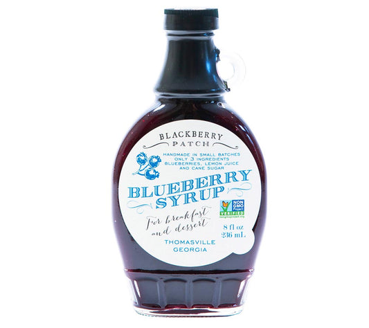 Blueberry Syrup von Blackberry Patch kaufen | Fruchtig, süß, intensiv | Ideal zu Pancakes, Desserts und Müsli