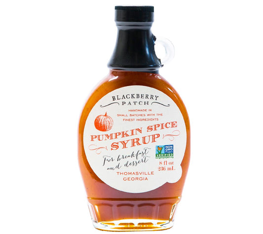 Pumpkin Spice Syrup von Blackberry Patch kaufen | Würziger Kürbis mit süßem Unterton | Ideal zu Kaffee, Desserts und Backwaren