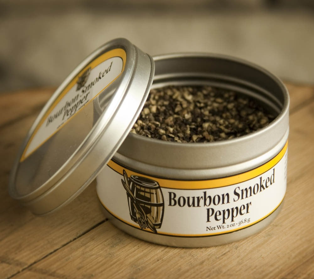 Bourbon Smoked Pepper von Bourbon Barrel Foods kaufen | Intensiver, rauchiger Malabar-Pfeffergeschmack | Ideal für Burger, Steaks und Gemüse