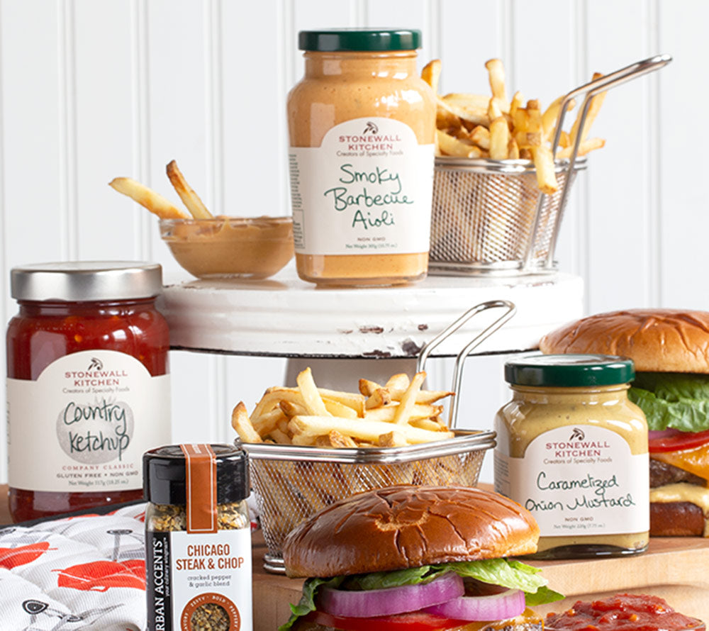 Caramelized Onion Mustard von Stonewall Kitchen kaufen | mit süßlichen und würzigen Noten | Ideal für Sandwiches, Burger und Vinaigrettes