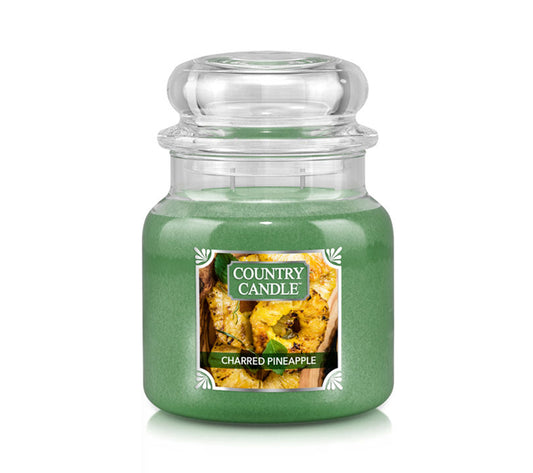 Country Jar Medium Charred Pineapple von Country Candle kaufen | Duft: Ananassaft, Mango, Himbeere | Brenndauer: 65 - 90 Stunden | EU-weiter Versand