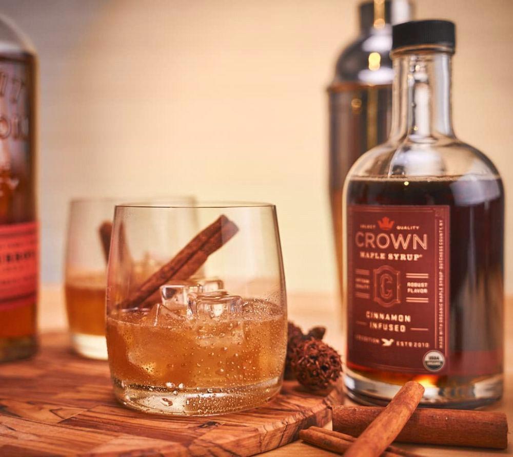 Cinnamon Infused 8.5 Fl. Oz. von Crown Maple LLC kaufen | Süßer Ahorngeschmack mit Zimtnote | Perfekt für Pancakes oder Frenchtoast