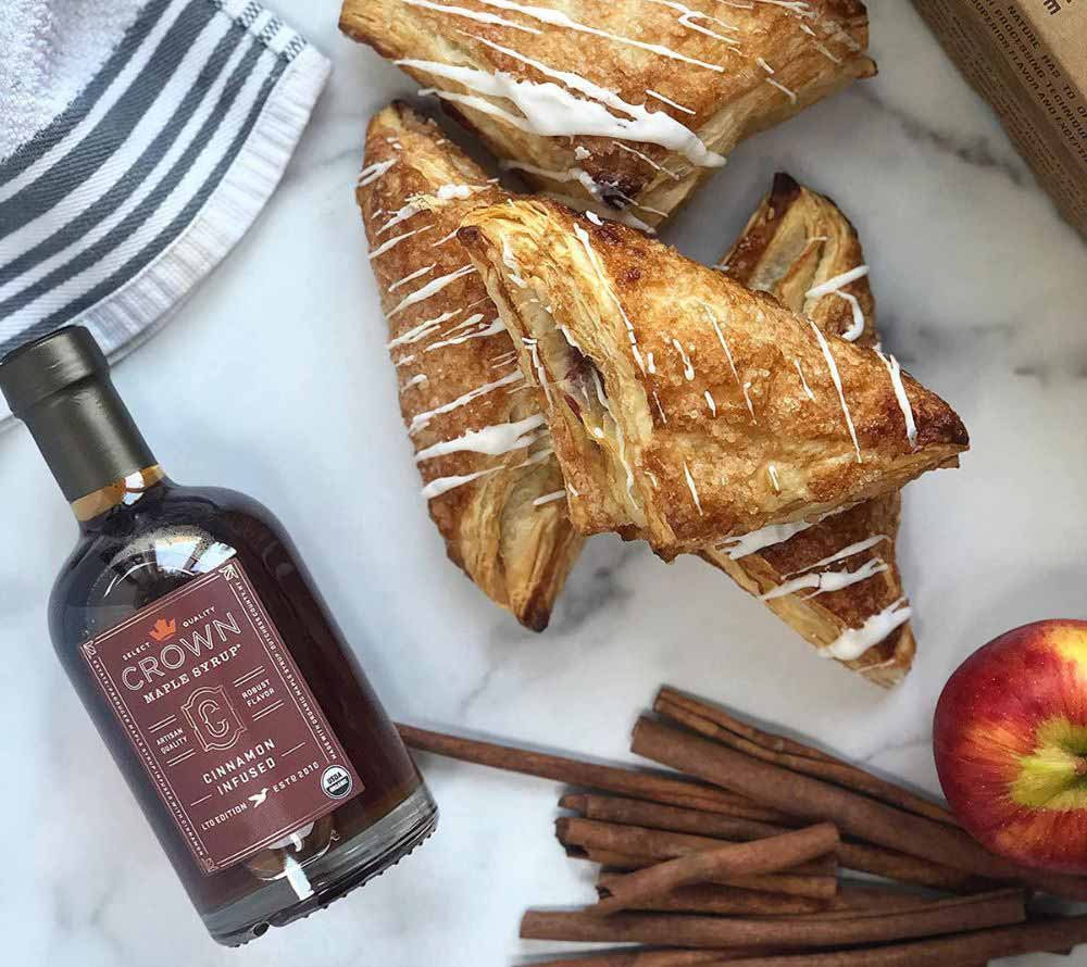 Cinnamon Infused 8.5 Fl. Oz. von Crown Maple LLC kaufen | Süßer Ahorngeschmack mit Zimtnote | Perfekt für Pancakes oder Frenchtoast