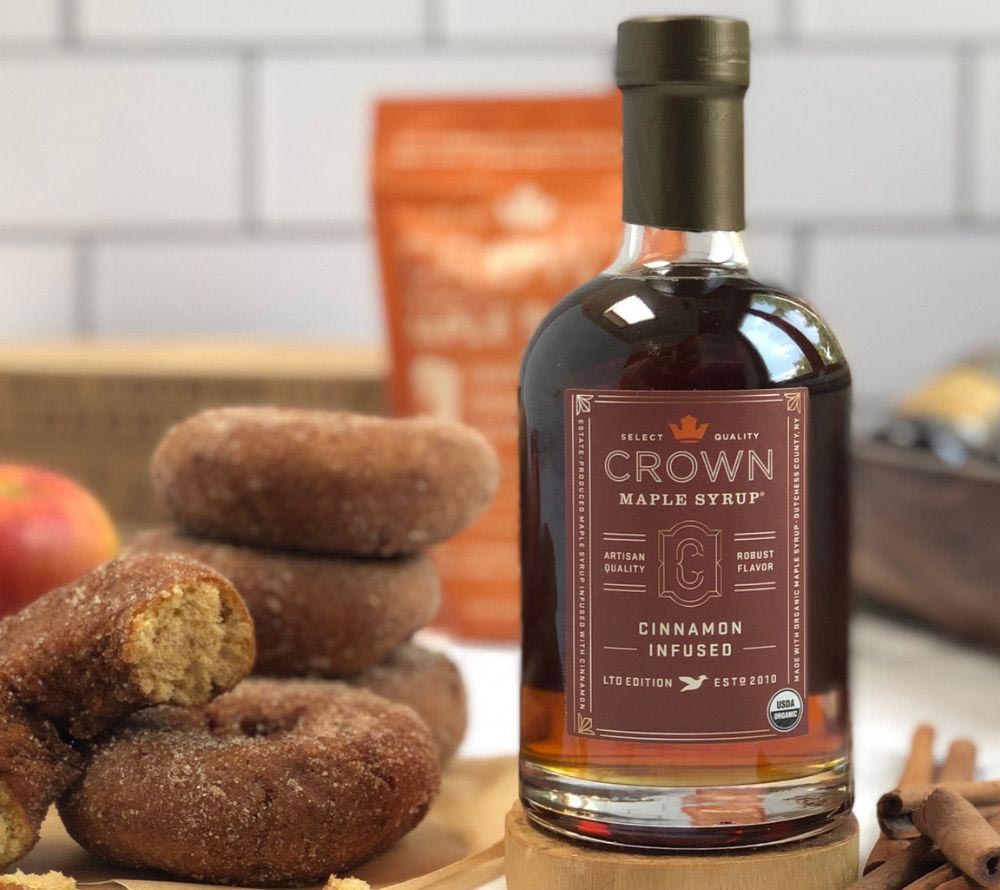 Cinnamon Infused 8.5 Fl. Oz. von Crown Maple LLC kaufen | Süßer Ahorngeschmack mit Zimtnote | Perfekt für Pancakes oder Frenchtoast