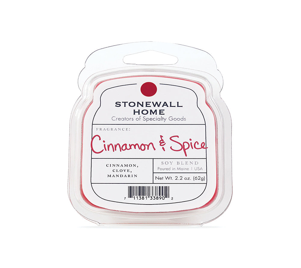 Stonewall Wax Melt Cinnamon & Spice von Stonewall Kitchen kaufen | Duft:Würzig, warm, festlich, fruchtig | Mehrmals schmelzbar