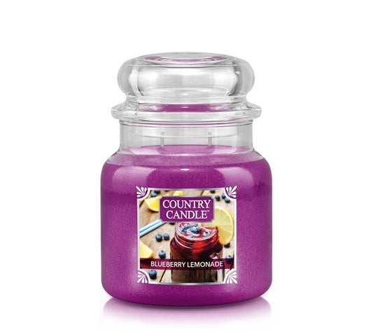 Country Jar Medium Blueberry Lemonade von Country Candle kaufen | Duft: Blaubeeren, Himbeeren, Zitronen, Limette | Brenndauer: 65-90 Stunden