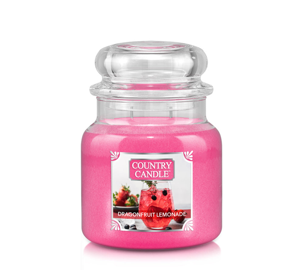 Country Jar Medium Dragonfruit Lemonade von Country Candle kaufen | Duft: Tropisch, fruchtig, erfrischend, süß | Brenndauer: 65-90 Stunden
