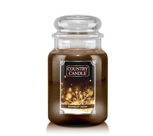 Country Jar Large Midnight Snow von Country Candle kaufen | Duft: Maskulin, frisch, belebend, holzig | Brenndauer: 100-150 Stunden