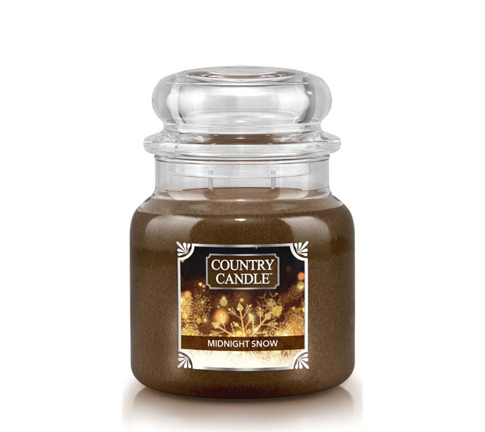 Country Jar Medium Midnight Snow von Country Candle kaufen | Duft: Maskulin, frisch, belebend, holzig | Brenndauer: 65-90 Stunden