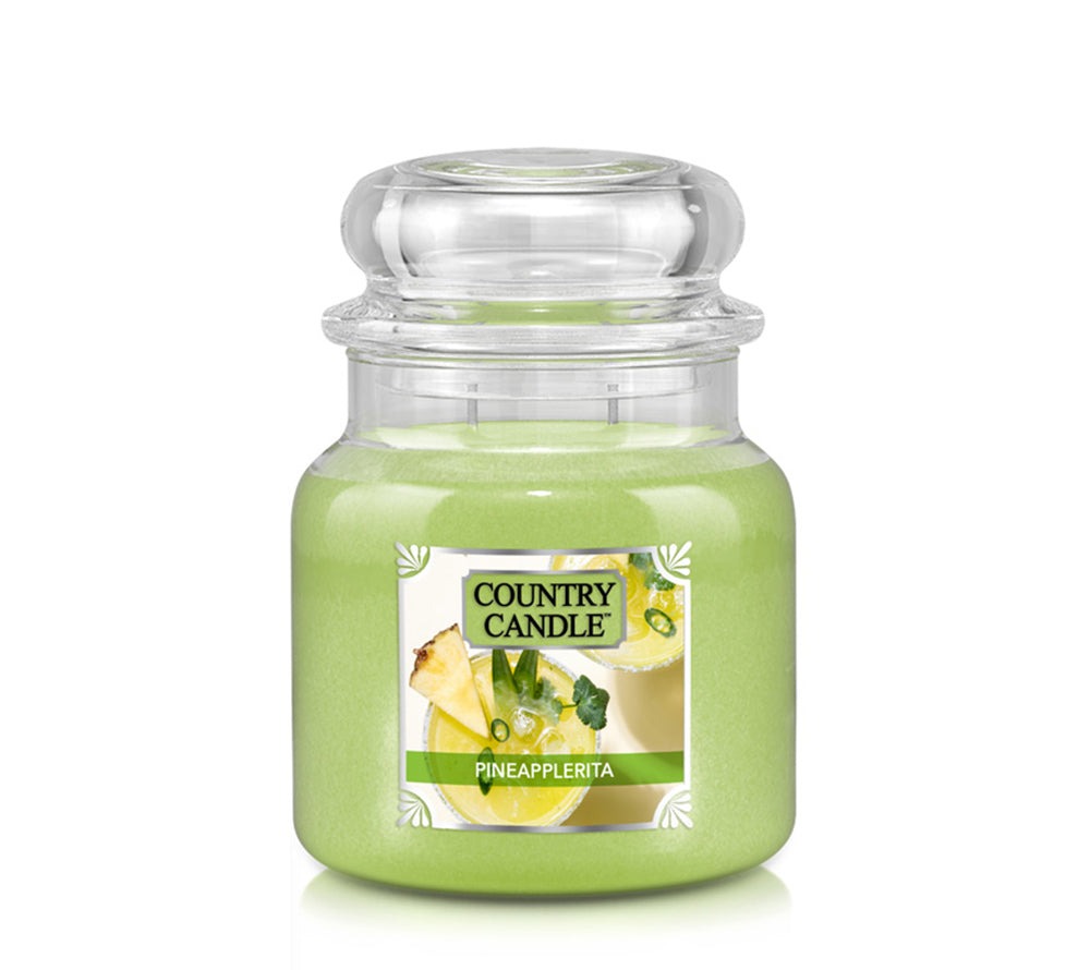 Country Jar Medium Pineapplerita von Country Candle kaufen | Duft: Exotisch, erfrischend, würzig, tropisch | Brenndauer: 65-90 Stunden