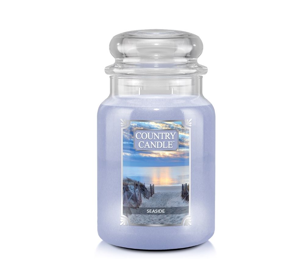Country Candle Jar Large Seaside kaufen | Maritimer Duft | Ideal für Frühlings- und Sommerkollektionen, Spa- und Wellness-Themenwelten