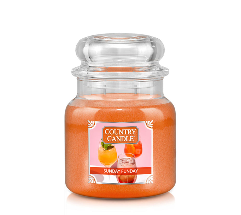 Country Jar Medium Sunday Funday von Country Candle kaufen | Duft: Fruchtig, beerig, floral, erfrischend | Brenndauer: 100-150 Stunden