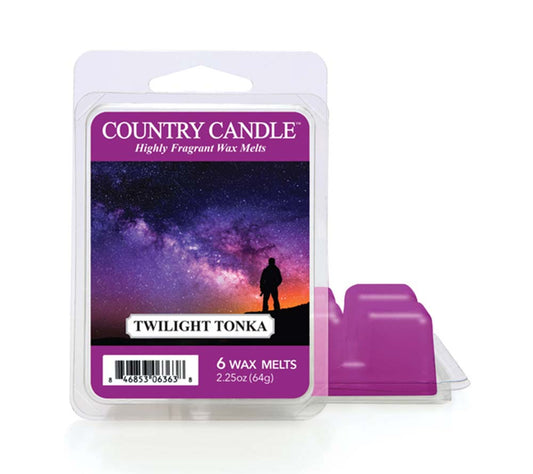 Country Wax Melts 6 pcs Twilight Tonka von Country Candle kaufen | Duft: Feigen, Vanille, Sandelholz | Mehrmals schmelzbar