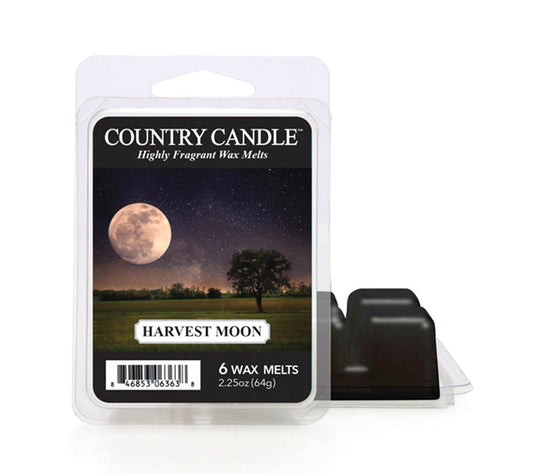 Country Wax Melts 6 pcs Harvest Moon von Country Candle kaufen | Duft: Ahorn, Moschus, Vanille, sahnig, Sandelholz | Mehrmals schmelzbar