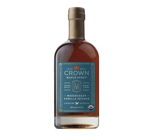 Vanilla Infused 8.5 Fl. Oz. von Crown Maple LLC kaufen | Reinster Ahorngeschmack mit Vanillenote | Perfekt für Pancakes oder Frenchtoast