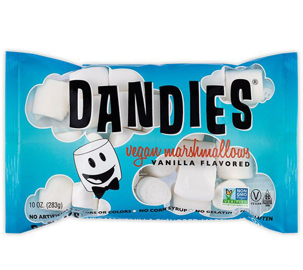 Dandies Marshmallow Vanilla Regular von Chicago Vegan Foods kaufen | Süß, fluffig, aromatisch | Ideal für S'mores, zum Backen und Naschen