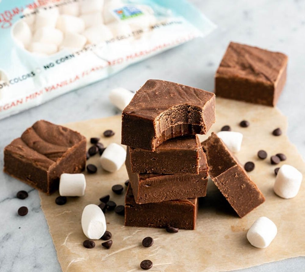 Dandies Marshmallow Vanilla Mini von Chicago Vegan Foods kaufen | Vegane Vanille Marshmallows | Perfekt für Desserts und heiße Schokolade