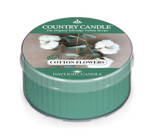 Country Daylight Cotton Flowers von Country Candle kaufen | Duft: Minze, Zitrone, Rose | Brenndauer: 12 Stunden | EU-weiter Versand