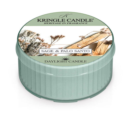 Kringle Daylight Sage & Palo Santo von Kringle Candle kaufen | Duft: Zitrusfrüchte, Bergamotte, Zitrone, Salbei | Brenndauer: 12 Stunden | EU-weiter Versand