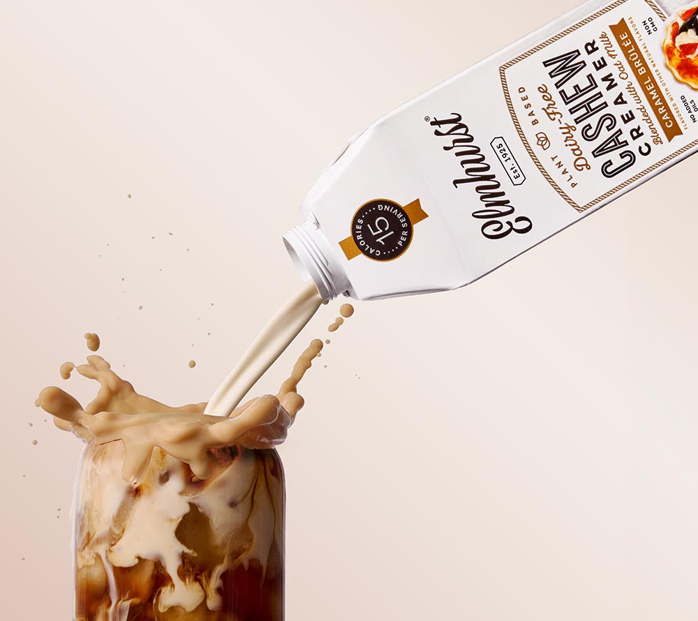 Pflanzlicher Cashew Creamer mit feiner Süße | nur 6 Zutaten, ohne Zusätze | Ideal für Kaffee, Bowls & vegane Sortimente | Europaweiter Versand | Jetzt bestellen!