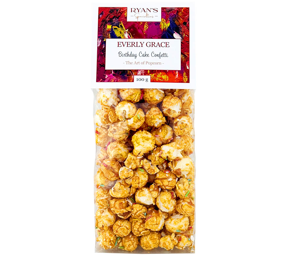 Everly Grace Popcorn Birthday Cake Confetti Bag von American Heritage GmbH & Co. KG kaufen | Karamell, Vanille, süße Streusel | Ideal als Snack | EU-weiter Versand