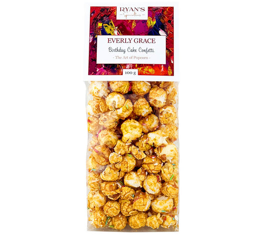 Everly Grace Popcorn Birthday Cake Confetti Bag von American Heritage GmbH & Co. KG kaufen | Karamell, Vanille, süße Streusel | Ideal als Snack | EU-weiter Versand