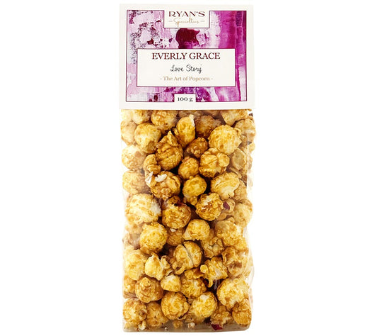 Popcorn Love Story von Everly Grace kaufen | unwiderstehliche Mischung aus Mandeln, Vanille und feinen Rosenblättern | für Gourmet-Sortimente