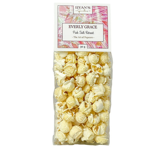 Popcorn mit Pinkem Himalaya-Salz von Everly Grace kaufen | Einzigartiges Geschmackserlebnis für Ihre Kunden | mit dezentem Salzkick