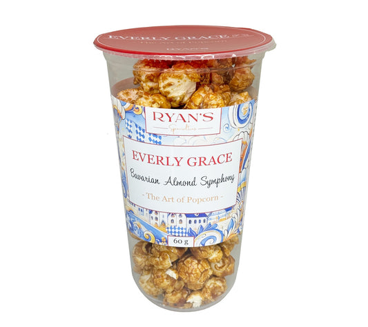 Popcorn Bavarian Almond Symphony von Everly Grace kaufen | unvergessliches Geschmackserlebnis | im praktischen Becher